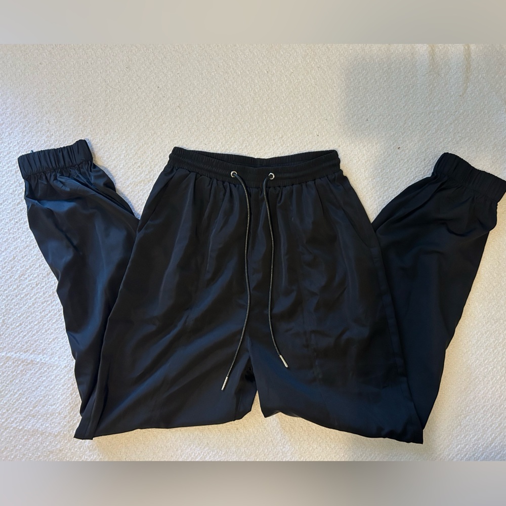 Princess Polly Black Drawstring Joggers